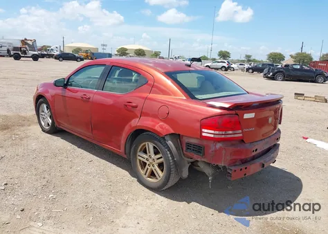 2010 Dodge Avenger R/T z USA, uszkodzony, nr VIN 1B3CC5FB6AM196526